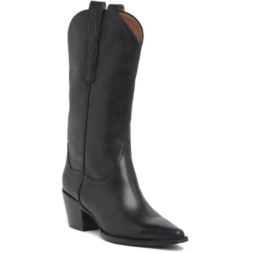 Jeffrey Campbell Floured Western Boot size 7.5. Like new.